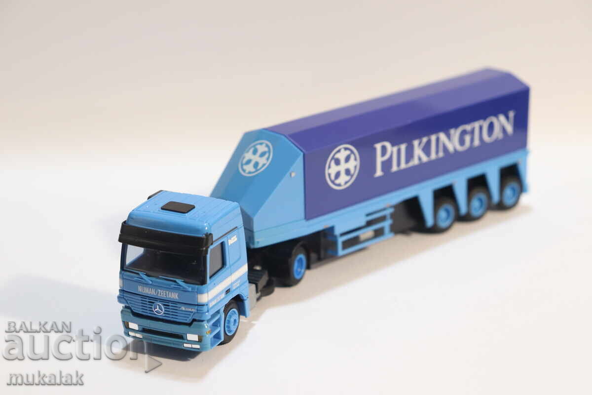 Δημοπρασία AMW H0 1/87 MERCEDES KAMION ΜΟΝΤΕΛΟ ΜΕΤΑΦΟΡΑ ΓΥΑΛΙΟΥ