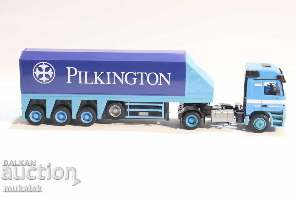 AMW H0 1/87 MERCEDES KAMION ΜΟΝΤΕΛΟ ΜΕΤΑΦΟΡΑ ΓΥΑΛΙΟΥ - 6