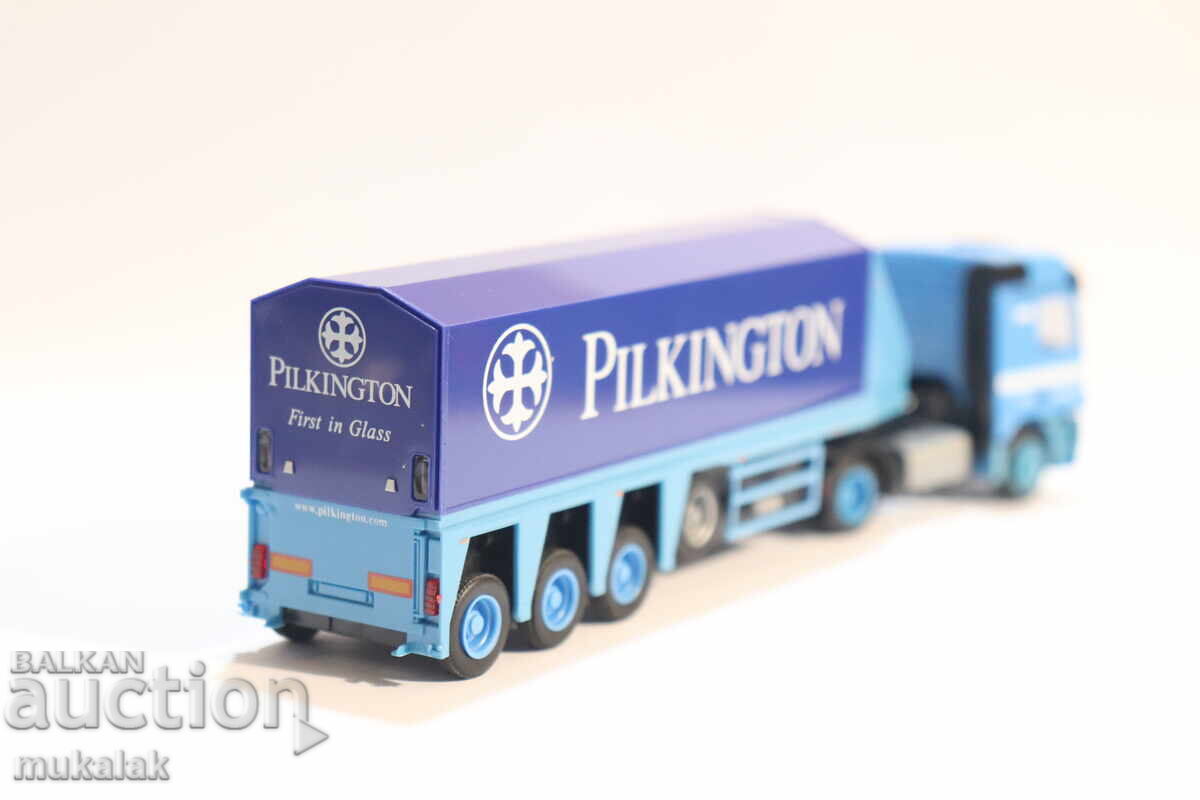 AMW H0 1/87 MERCEDES KAMION ΜΟΝΤΕΛΟ ΜΕΤΑΦΟΡΑ ΓΥΑΛΙΟΥ - 7