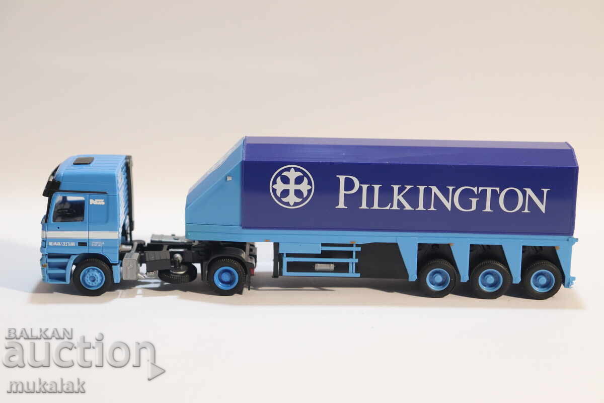 AMW H0 1/87 MERCEDES KAMION ΜΟΝΤΕΛΟ ΜΕΤΑΦΟΡΑ ΓΥΑΛΙΟΥ