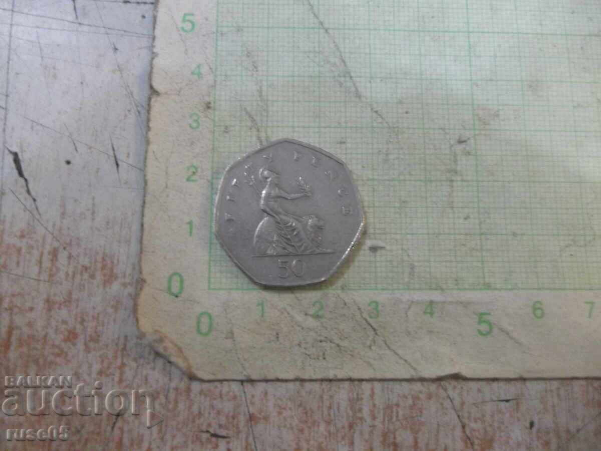 Coin "FIFTY PENCE 50 - 1997"