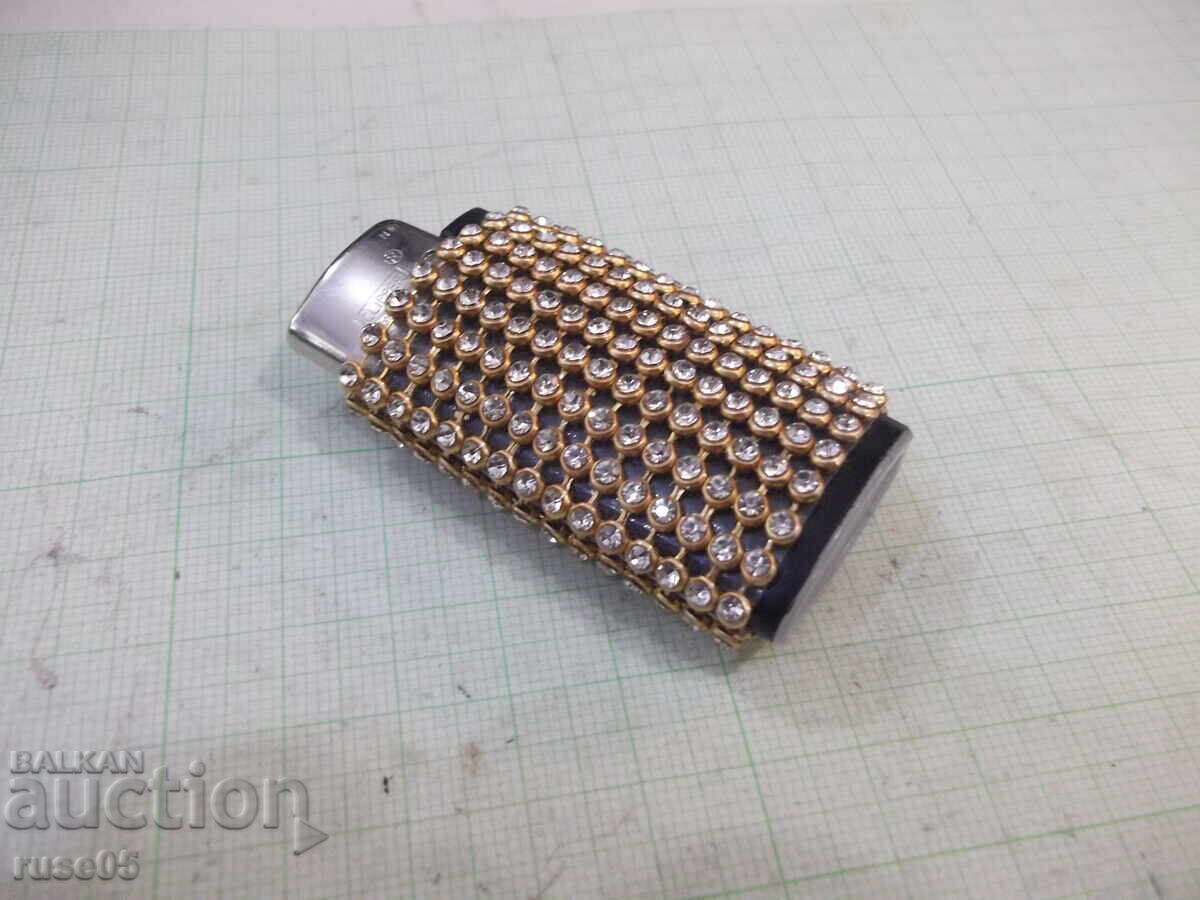Clipper gas lighter with soft flame, encrusted with stones - 5 Clipper gas lighter with soft flame, encrusted with stones - 5