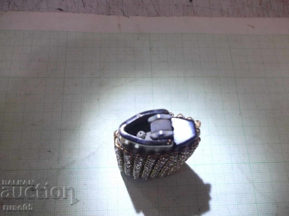 Clipper gas lighter with soft flame, encrusted with stones - 7 Clipper gas lighter with soft flame, encrusted with stones - 7