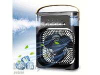 Mini ventilator cu aer condiționat cu ceață de apă, silențios, portabil