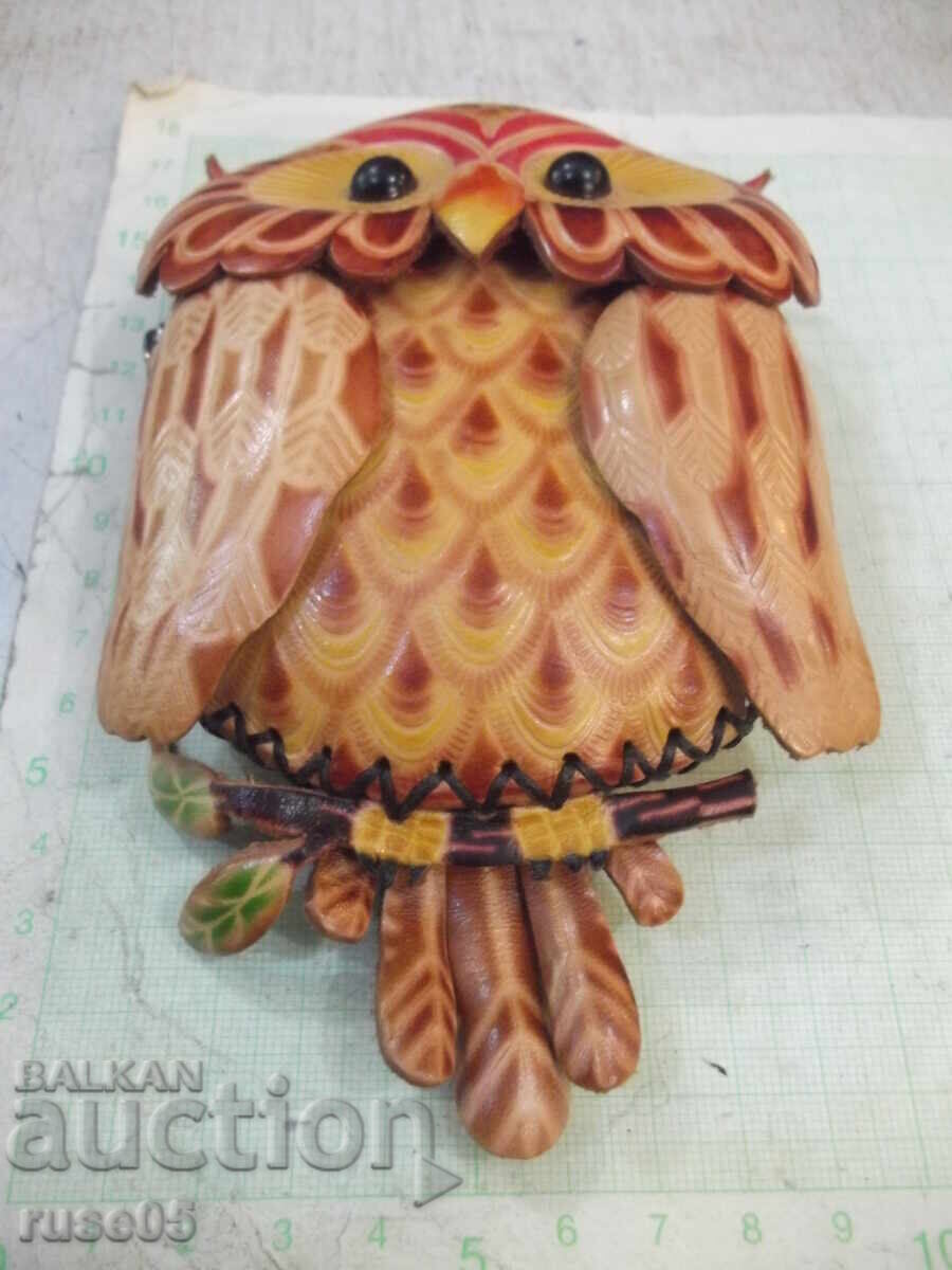Leather Wallet "Owl" with price 20.00 BGN | € 10.23