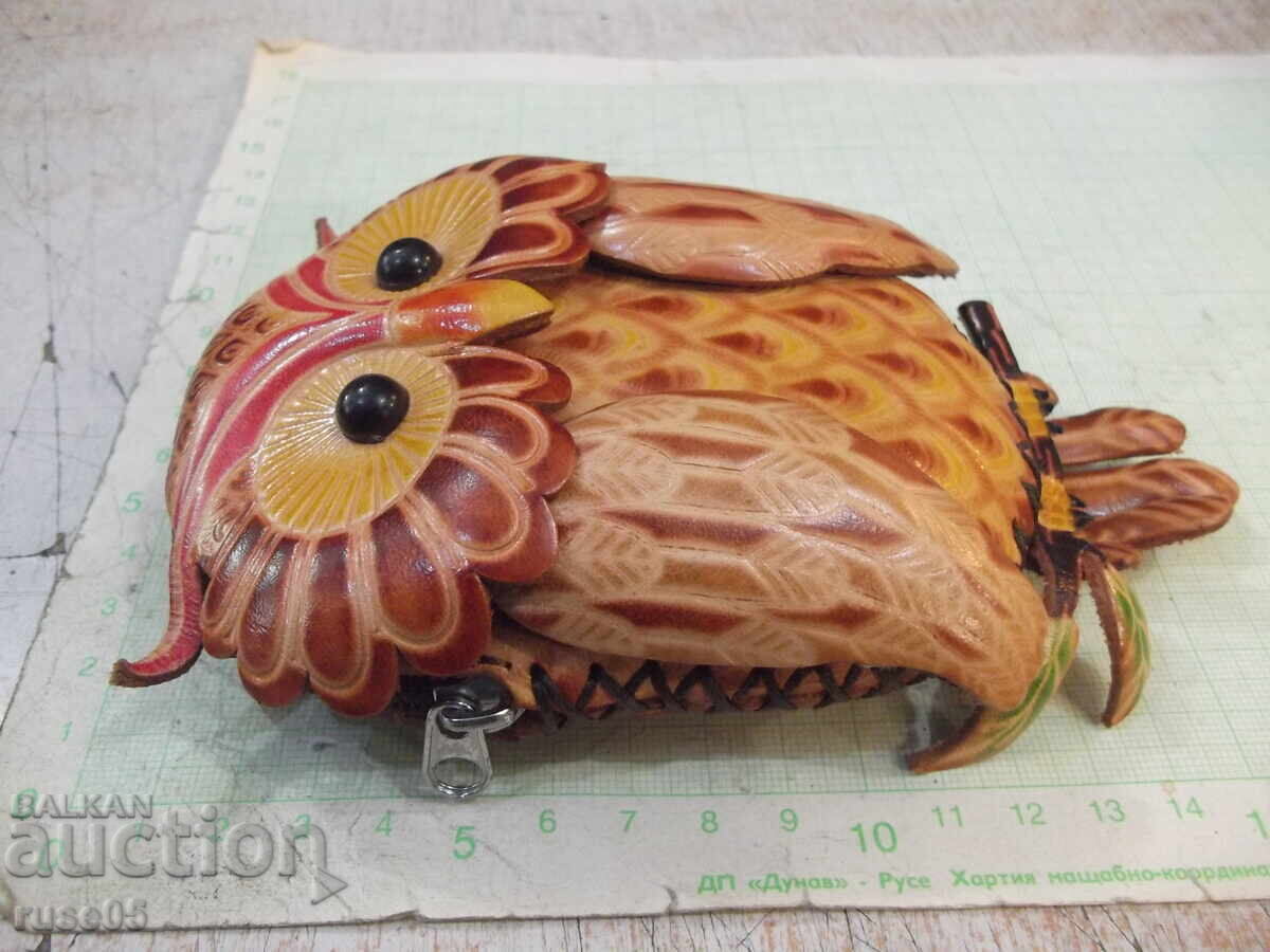 Leather Wallet "Owl" - 5