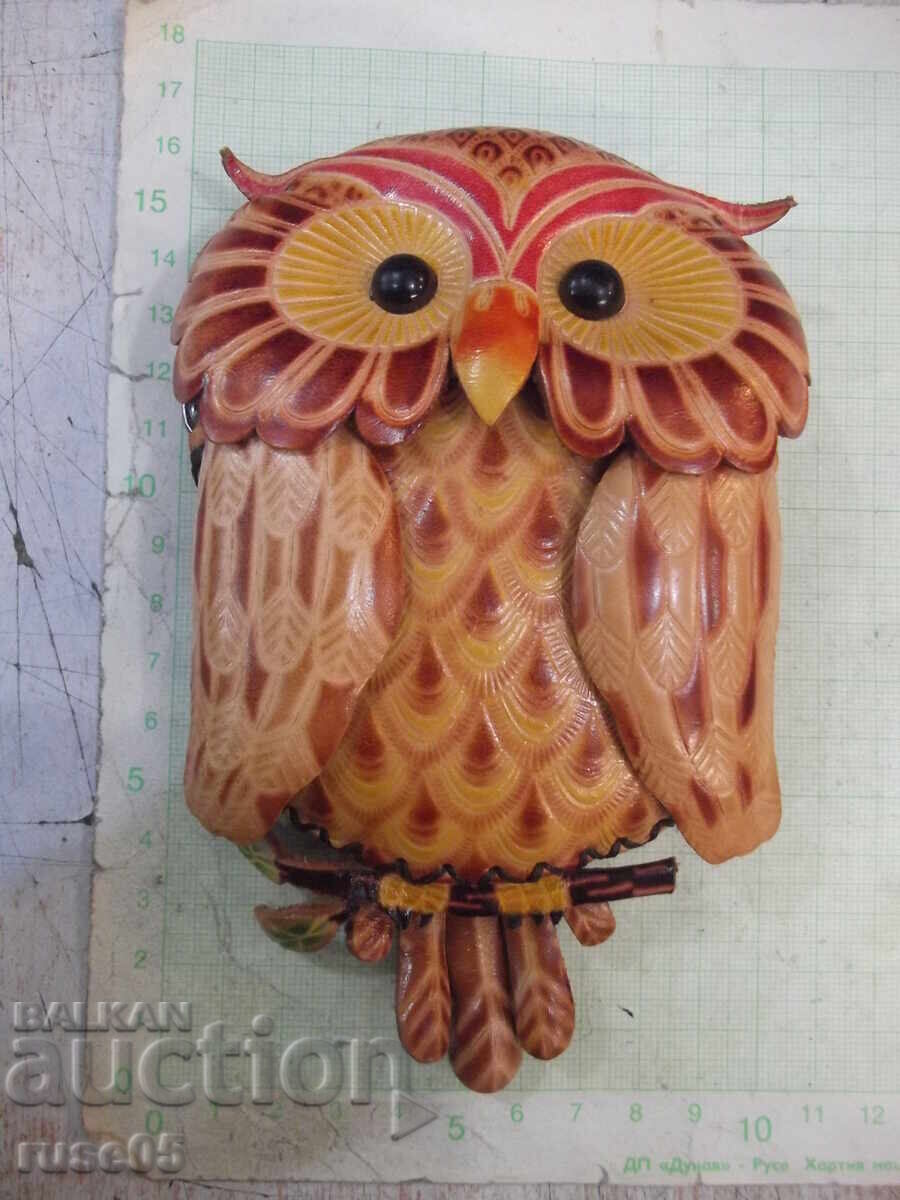 Leather Wallet "Owl"