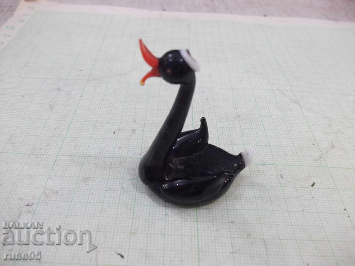 Фигура "Черен лебед" стъклена Фигура "Черен лебед" стъклена