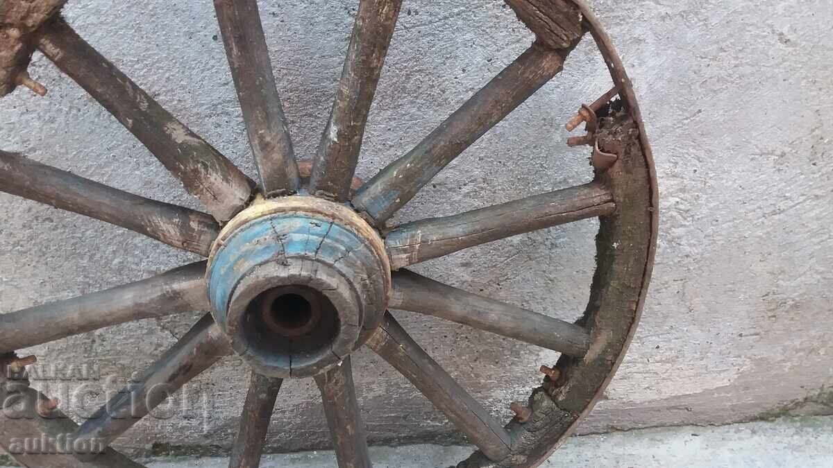 Delivery of OLD CART WHEEL - WOOD