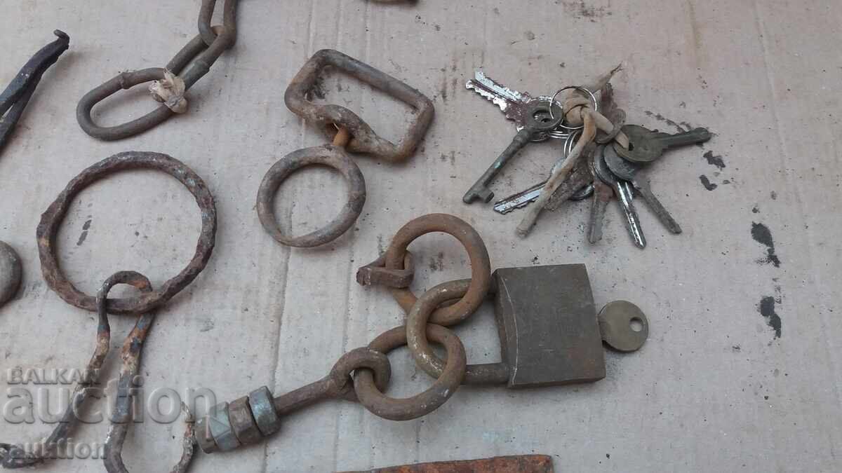 ЛОТ СТАРИ КОВАНИ ЖЕЛЕЗА - 6 ЛОТ СТАРИ КОВАНИ ЖЕЛЕЗА - 6