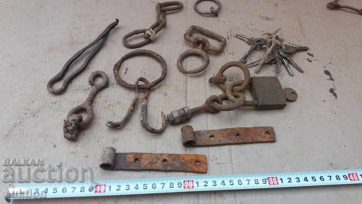 ЛОТ СТАРИ КОВАНИ ЖЕЛЕЗА - 7 ЛОТ СТАРИ КОВАНИ ЖЕЛЕЗА - 7