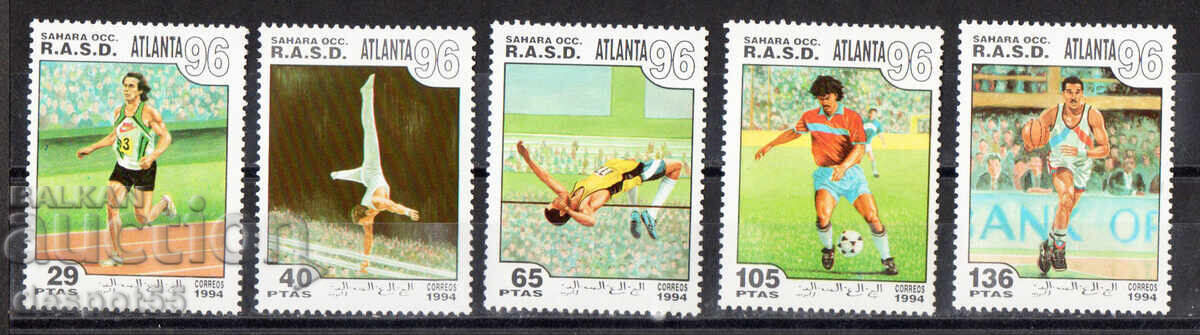 1994 West Sahara. Olympic Games - Atlanta '96, USA. ILLEGAL