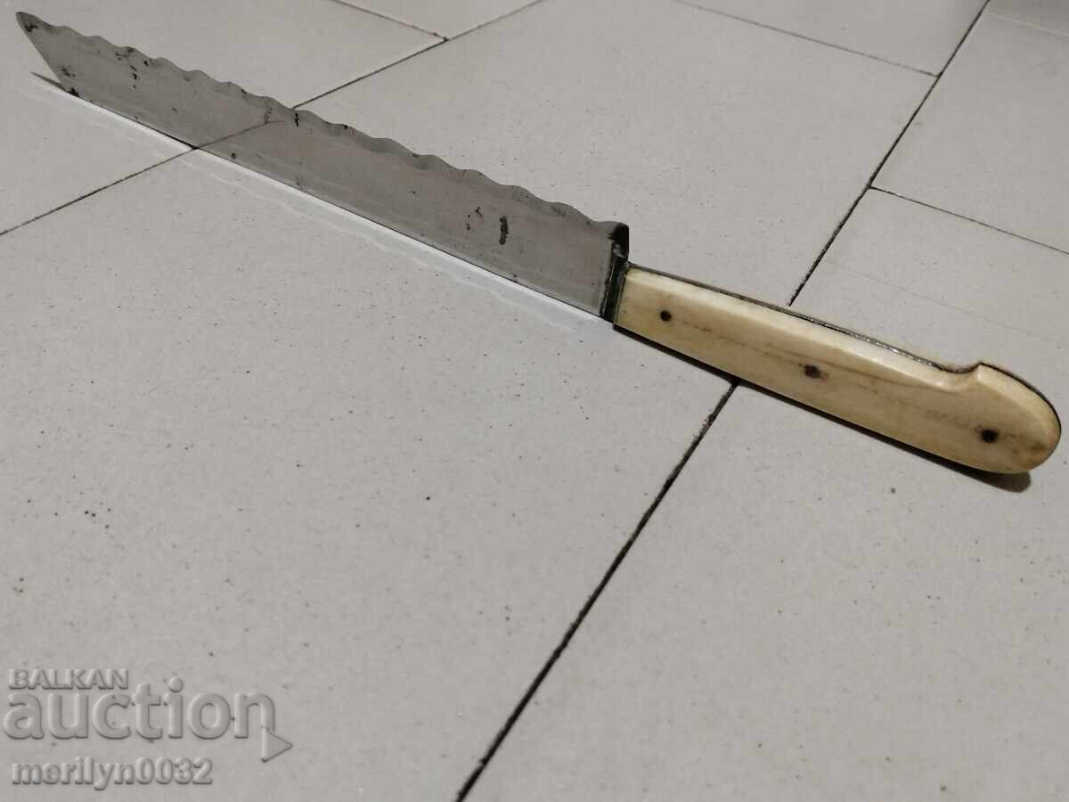 Licitație Cuțit vechi Frații Stanchevi, mâner de corn de cerb