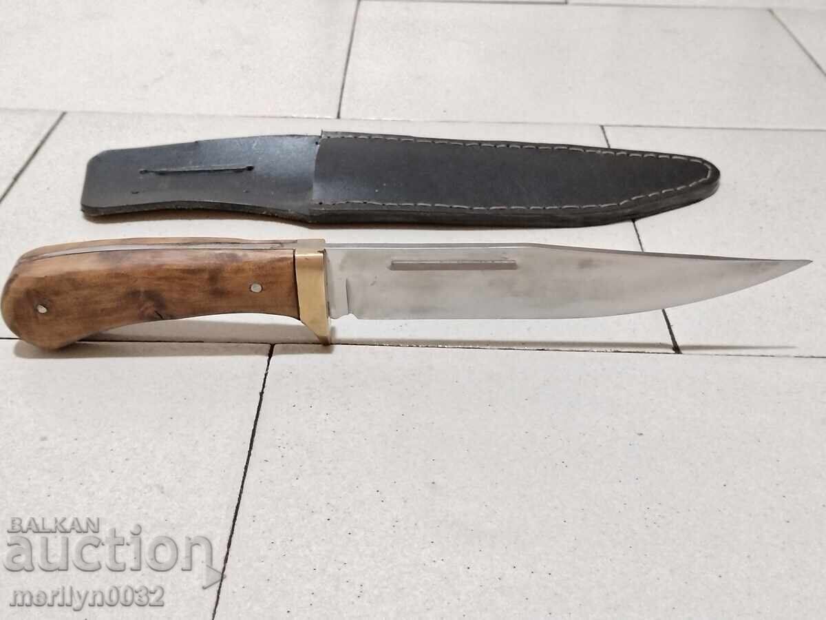 Δημοπρασία Παλαιό κυνηγετικό μαχαίρι με θήκη