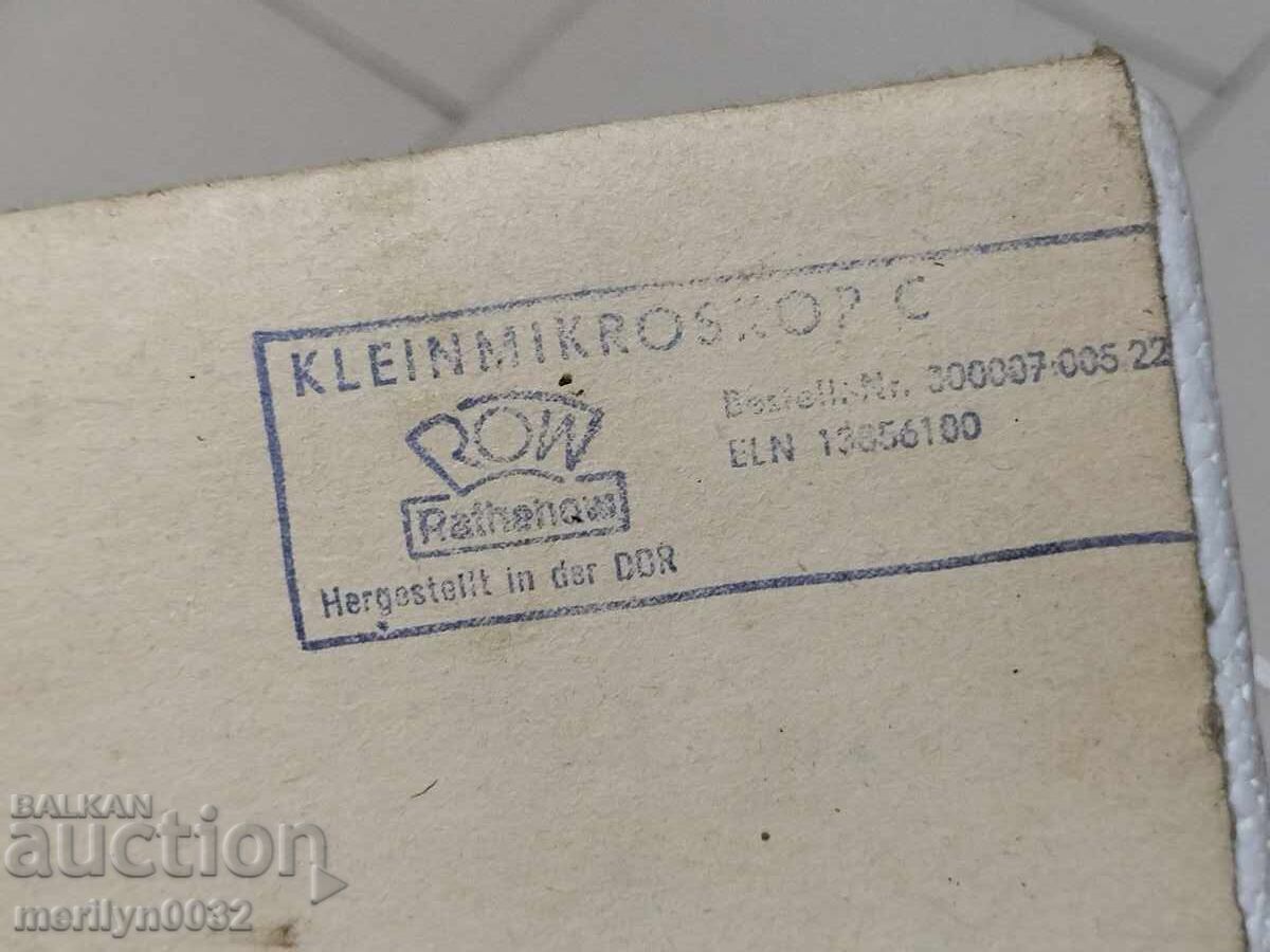 Microscop Carl Zeiss DDR Rathenow model C - 6