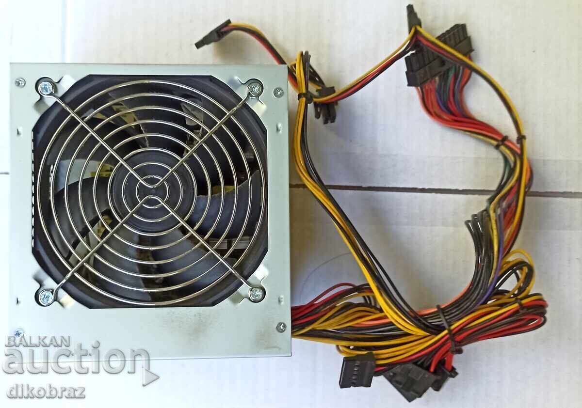 MTECH MTECH-PSU-550-ATX Power Supply, 550W, 120mm Fan with price 20.00 BGN | € 10.23