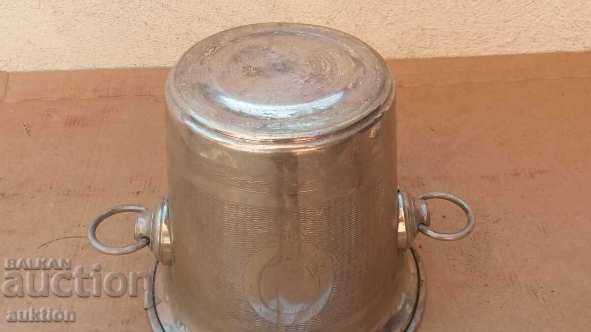 Αριστοκρατική Μασίφ Χάλκινη Λειψανοθήκη με Μονογράμμα - 5