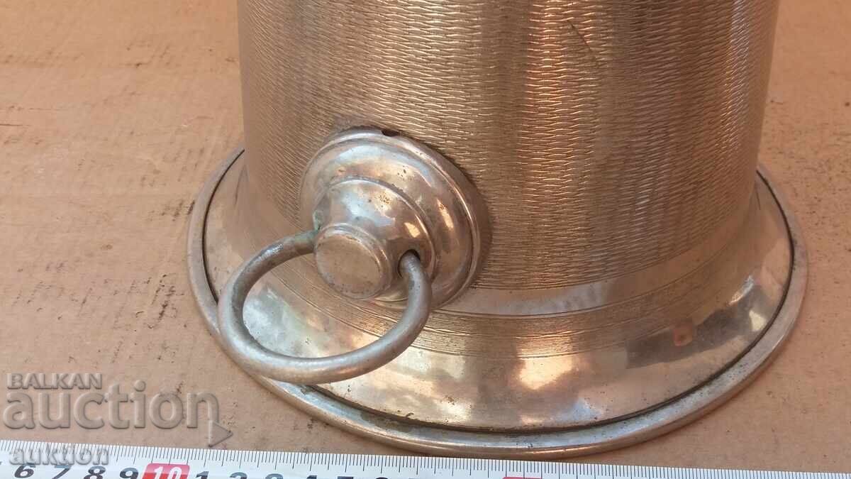 Αριστοκρατική Μασίφ Χάλκινη Λειψανοθήκη με Μονογράμμα - 6