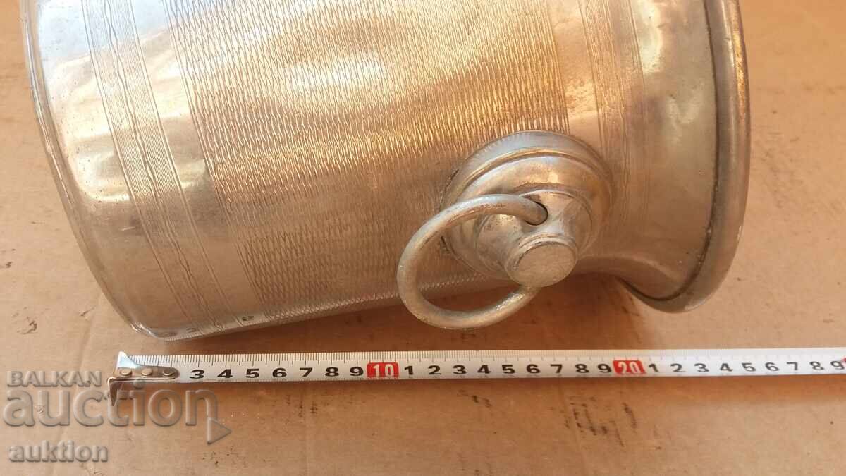 Αριστοκρατική Μασίφ Χάλκινη Λειψανοθήκη με Μονογράμμα - 7