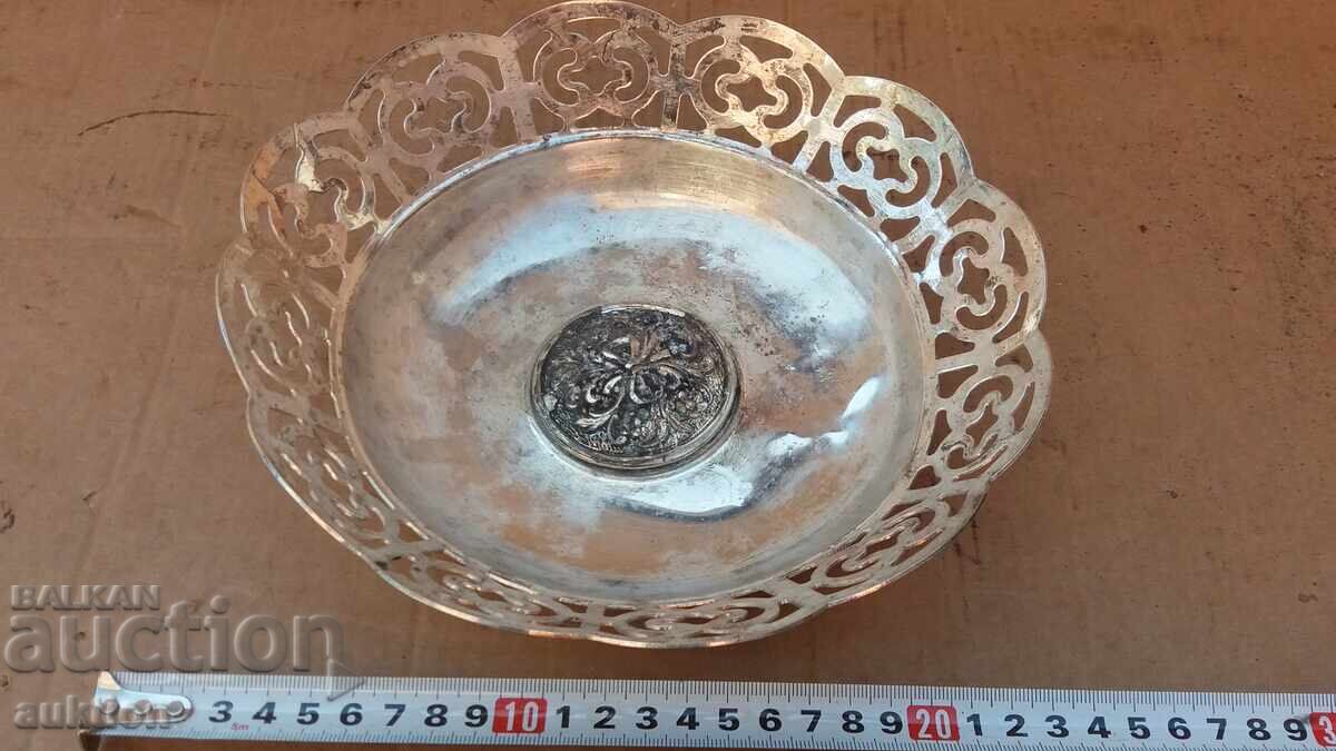 ДЕБЕЛО ПОСРЕБРЕНА ФРУКТИЕРА - БРОНЗ