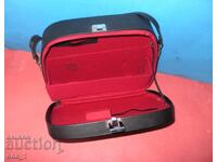 Geantă excelentă din piele pentru cameră video sau de film retro