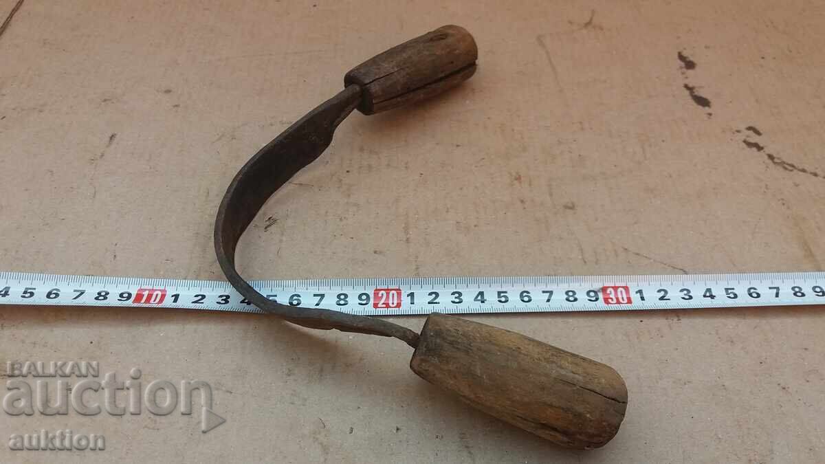 FORGED REVIVAL STYLE ROCKING CHAIR FOR WOOD CARVING - CURVED - 7