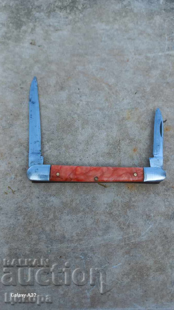 БЪЛГАРСКИ ДЖОБЕН НОЖ ПЕТКО ДЕНЕВ ТЪРНОВО СГЪВАЕМА НОЖКА с цена 60.00 лв. | € 30.68