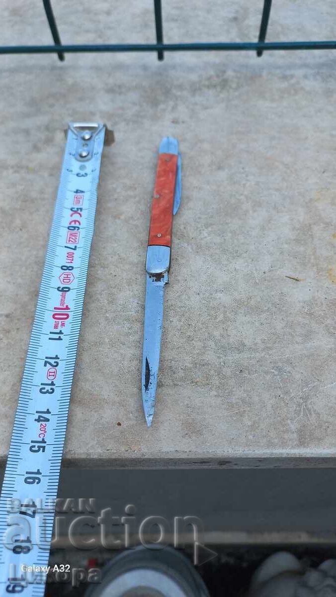 БЪЛГАРСКИ ДЖОБЕН НОЖ ПЕТКО ДЕНЕВ ТЪРНОВО СГЪВАЕМА НОЖКА - 7