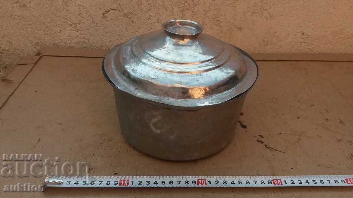 Oală de bucătărie emailată, excelentă, de epocă Oală de bucătărie emailată, excelentă, de epocă