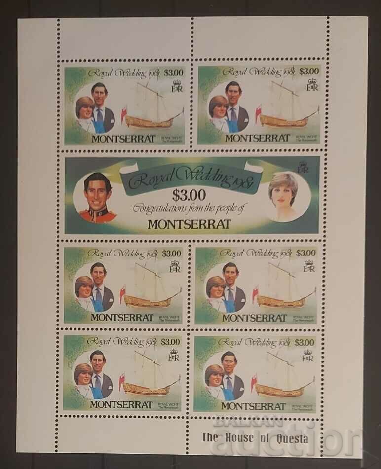 Montserrat 1981 Personalități/Lady Diana/Ships Block MNH Montserrat 1981 Personalități/Lady Diana/Ships Block MNH