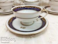 Rosenthal Porcelain, Winifred model, cobalt and gold