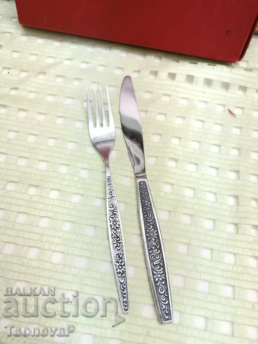 Set of Russian cutlery in a box with price 30.00 BGN | € 15.34 Set of Russian cutlery in a box with price 30.00 BGN | € 15.34