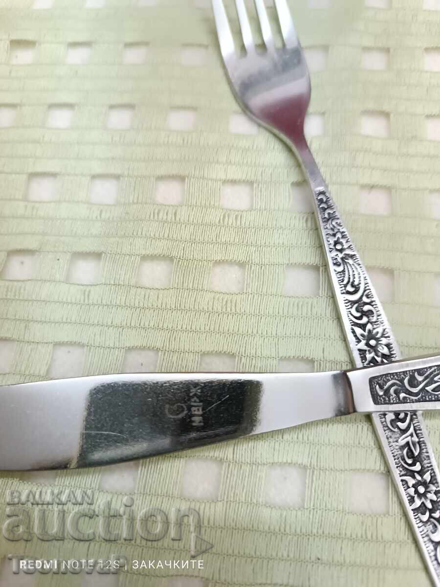 Auction Set of Russian cutlery in a box Auction Set of Russian cutlery in a box