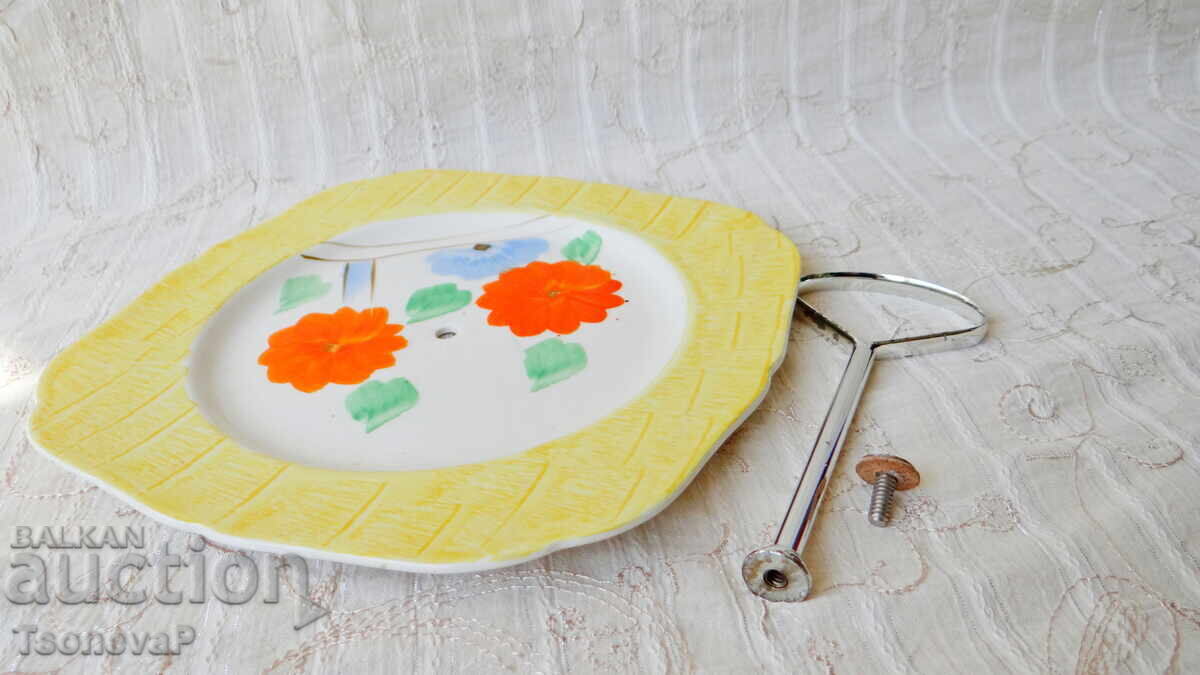 Porcelain tray with metal handle - 7 Porcelain tray with metal handle - 7