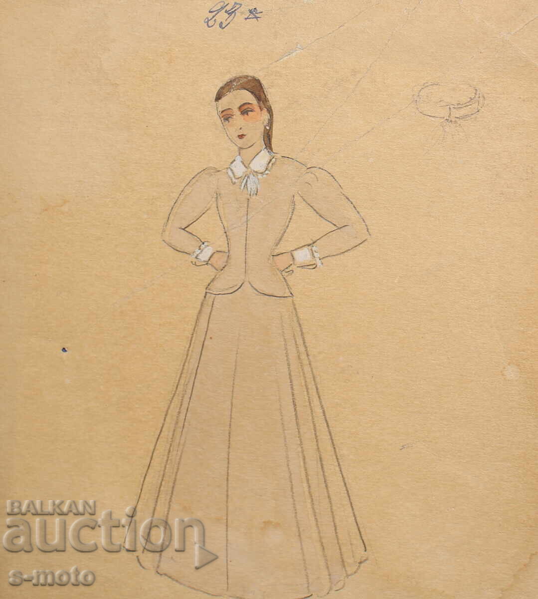 Livrarea Pictură guaj scenografie, balet, proiect pentru costume