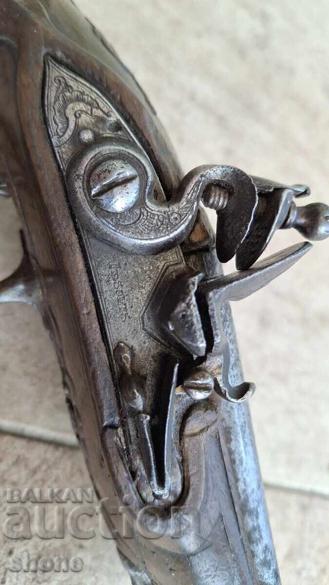 Pistol, pistol cu cremene, pușcă, arme - 6