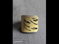 Silver Massive Ring. 10.65 Grams. 16.5mm. Starting bid over 10