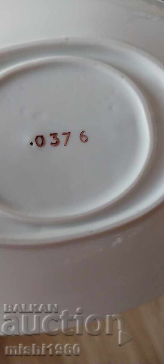 Auction Porcelain saucer Auction Porcelain saucer