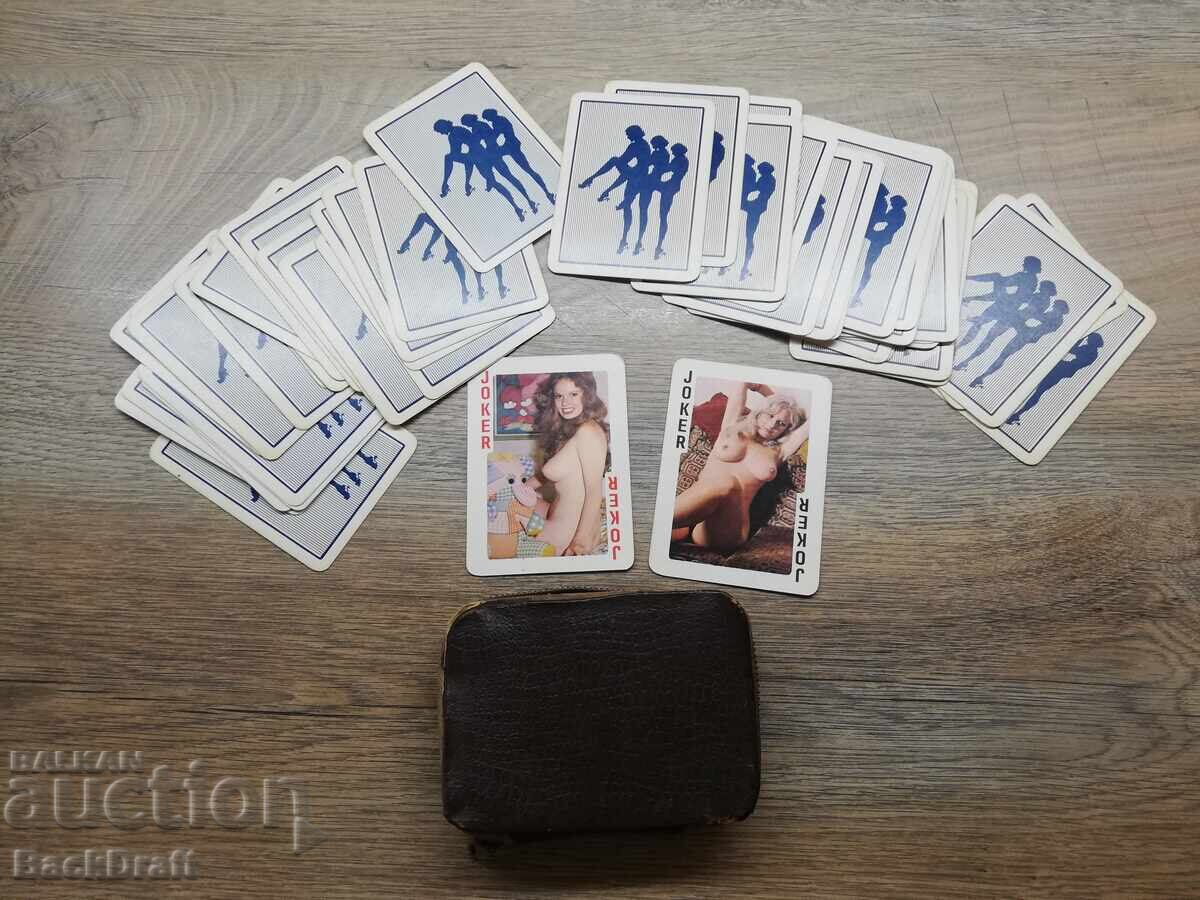 Παλιές Ρετρό Ερωτικές Κάρτες, Τράπουλα με Δερμάτινη Θήκη - 5
