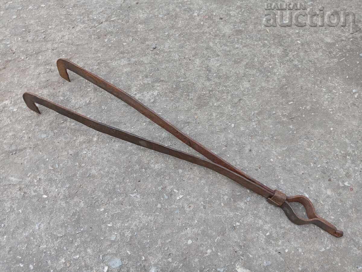 Δημοπρασία Παλιές ΠΡΩΤΟΓΕΝΕΣ σφυρηλατημένες χειροποίητες λαβίδες από σφυρήλατο σίδερο
