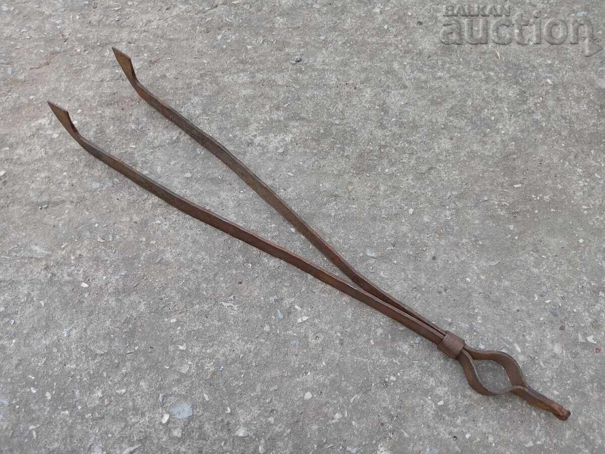 Παράδοση Παλιές ΠΡΩΤΟΓΕΝΕΣ σφυρηλατημένες χειροποίητες λαβίδες από σφυρήλατο σίδερο