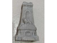 Model de plastic al monumentului Shipka, plastic, figurină