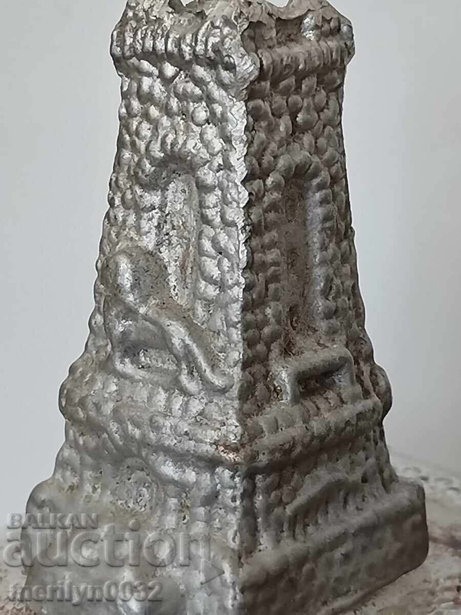 Auction Aluminum model of the Shipka Monument, plastic, figure Auction Aluminum model of the Shipka Monument, plastic, figure