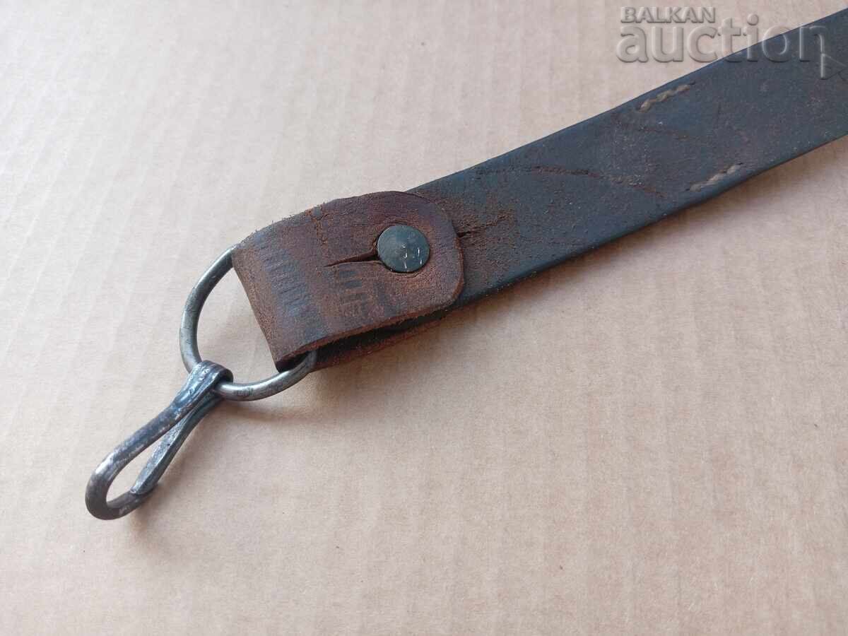 Livrarea Curea din piele pentru pușcă carabina Livrarea Curea din piele pentru pușcă carabina