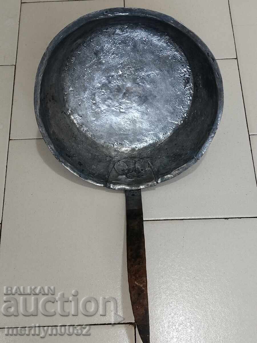 Παλιό χάλκινο ταψί, χαλκός, δίσκος, χάλκινο δοχείο με τιμή 69.90 BGN | € 35.74