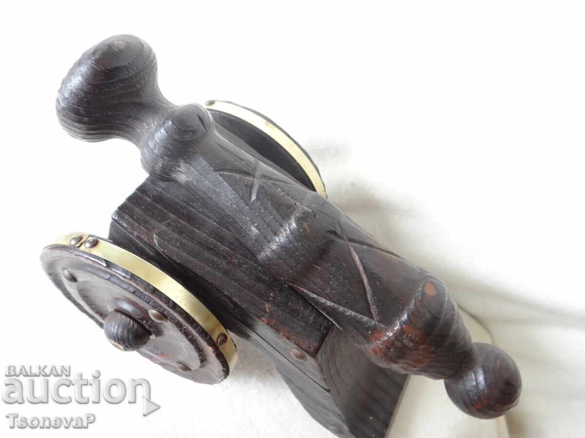 Wooden top, cannon with price 15.00 BGN | € 7.67 Wooden top, cannon with price 15.00 BGN | € 7.67