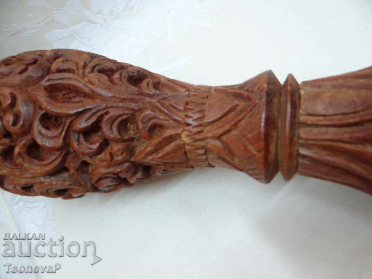 Δημοπρασία Μεγάλο χειροποίητο και σκαλιστό ξύλινο βάζο Δημοπρασία Μεγάλο χειροποίητο και σκαλιστό ξύλινο βάζο