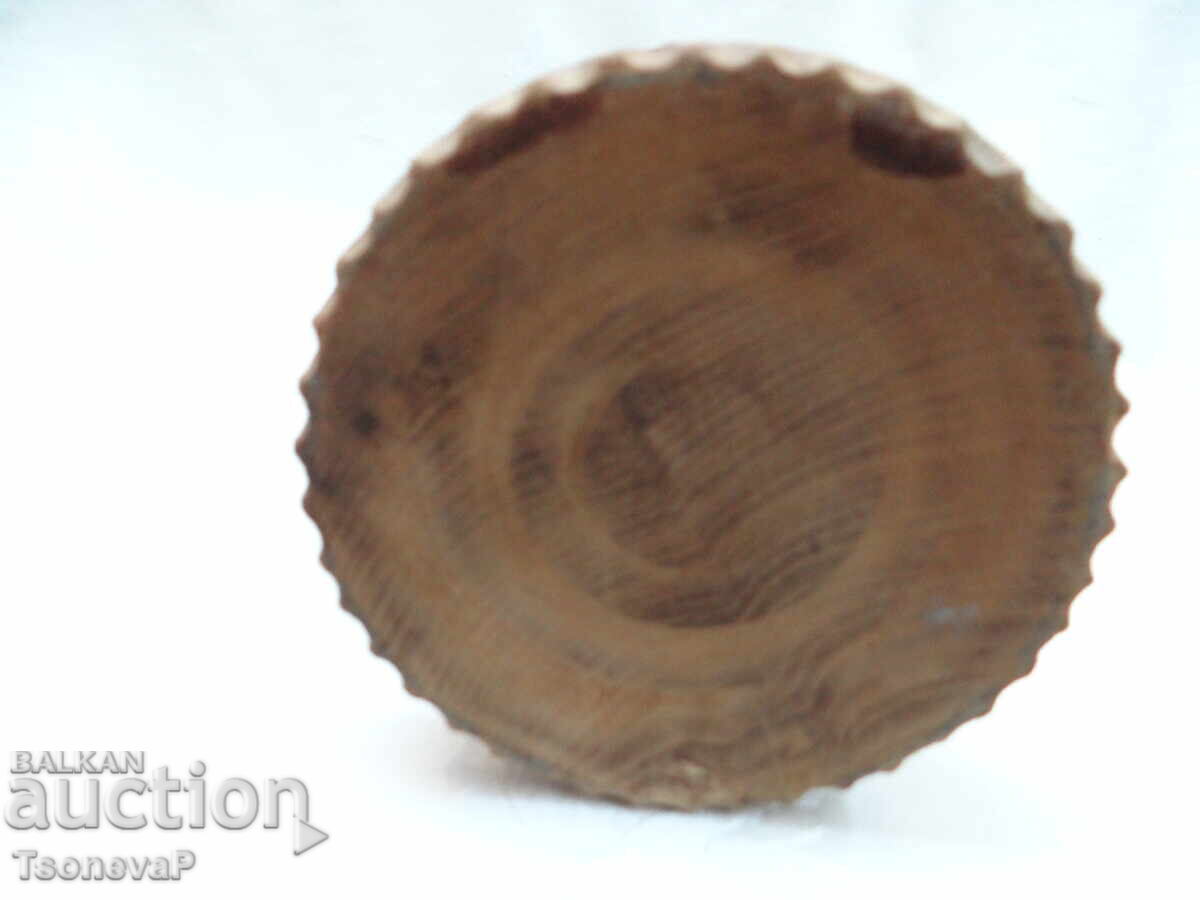 Μεγάλο χειροποίητο και σκαλιστό ξύλινο βάζο - 6 Μεγάλο χειροποίητο και σκαλιστό ξύλινο βάζο - 6