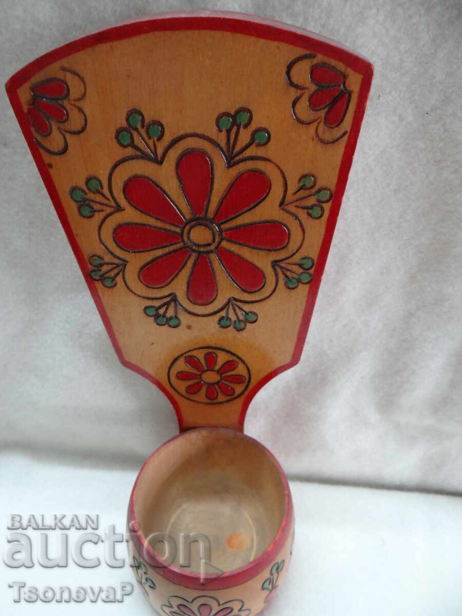Wooden Russian salt cellar for hanging - 6 Wooden Russian salt cellar for hanging - 6