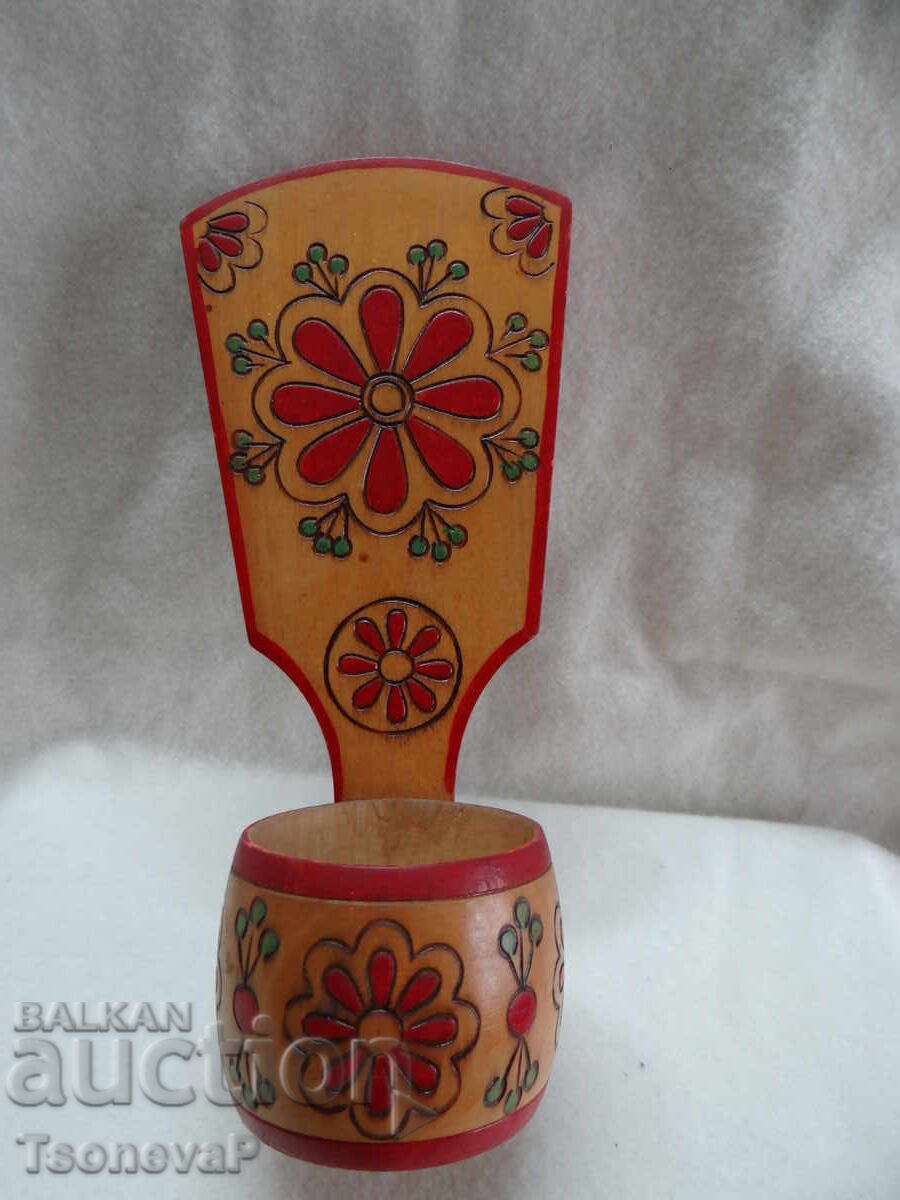 Wooden Russian salt cellar for hanging Wooden Russian salt cellar for hanging